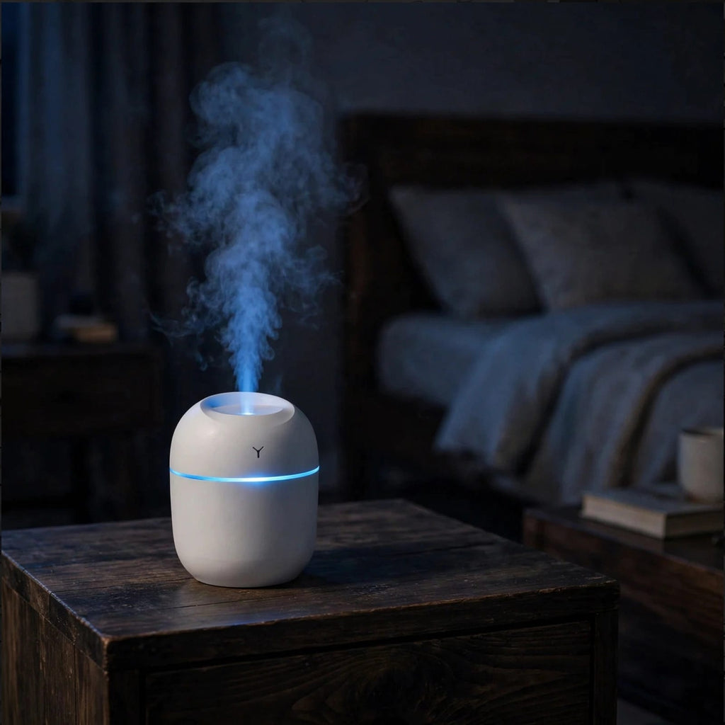 Aura Ultrasonic Humidifier with LED Night Light