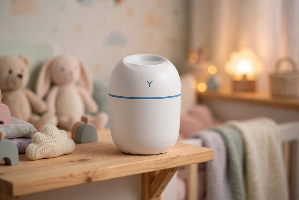 Aura Ultrasonic Humidifier with LED Night Light