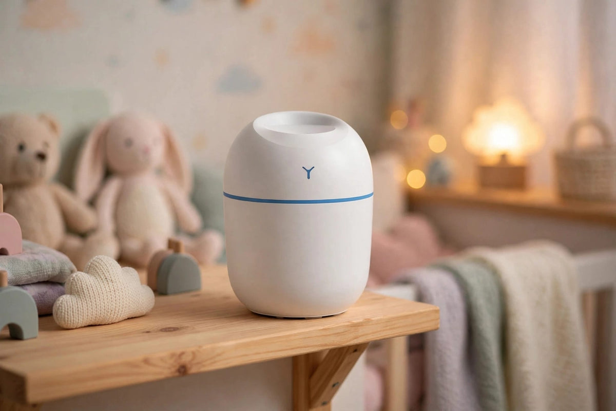 Aura Ultrasonic Humidifier with LED Night Light