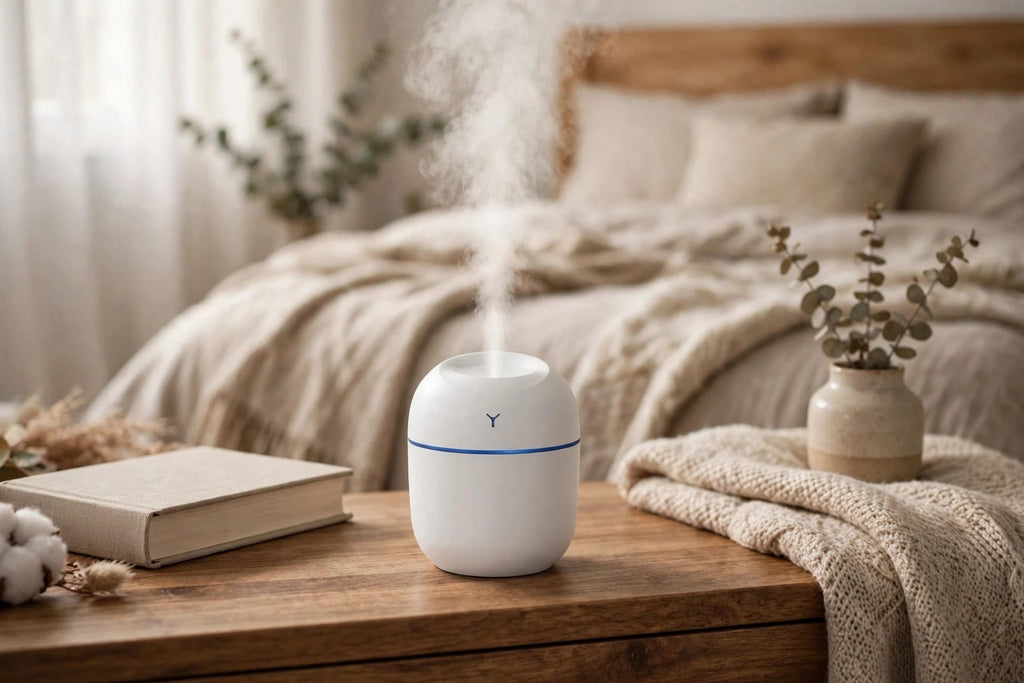 Aura Ultrasonic Humidifier with LED Night Light