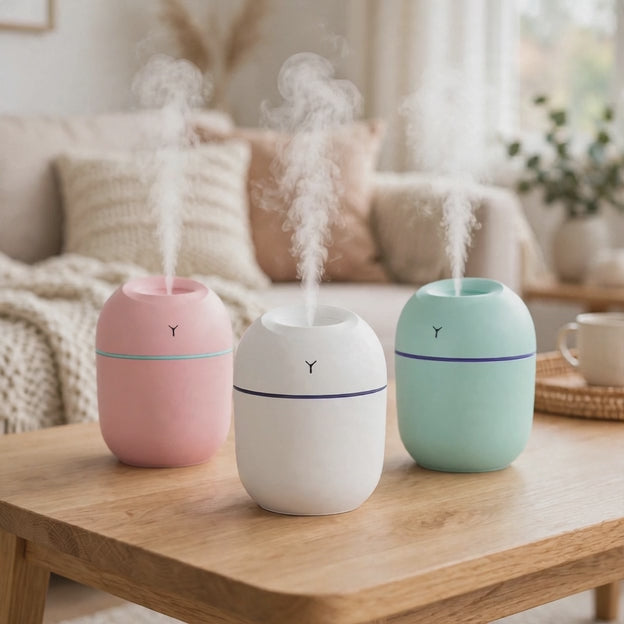 Aura Ultrasonic Humidifier with LED Night Light