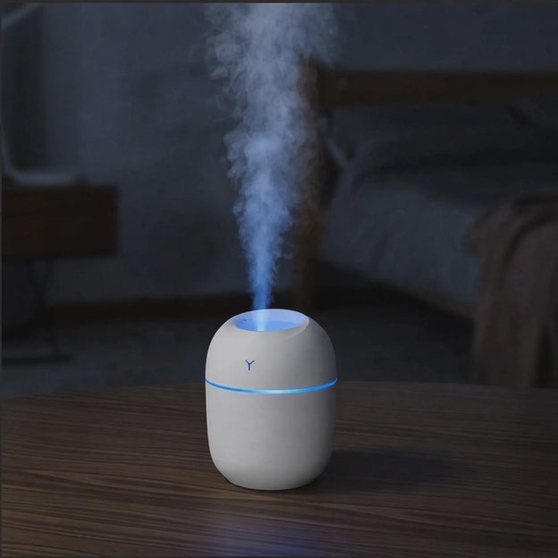 Aura Ultrasonic Humidifier with LED Night Light